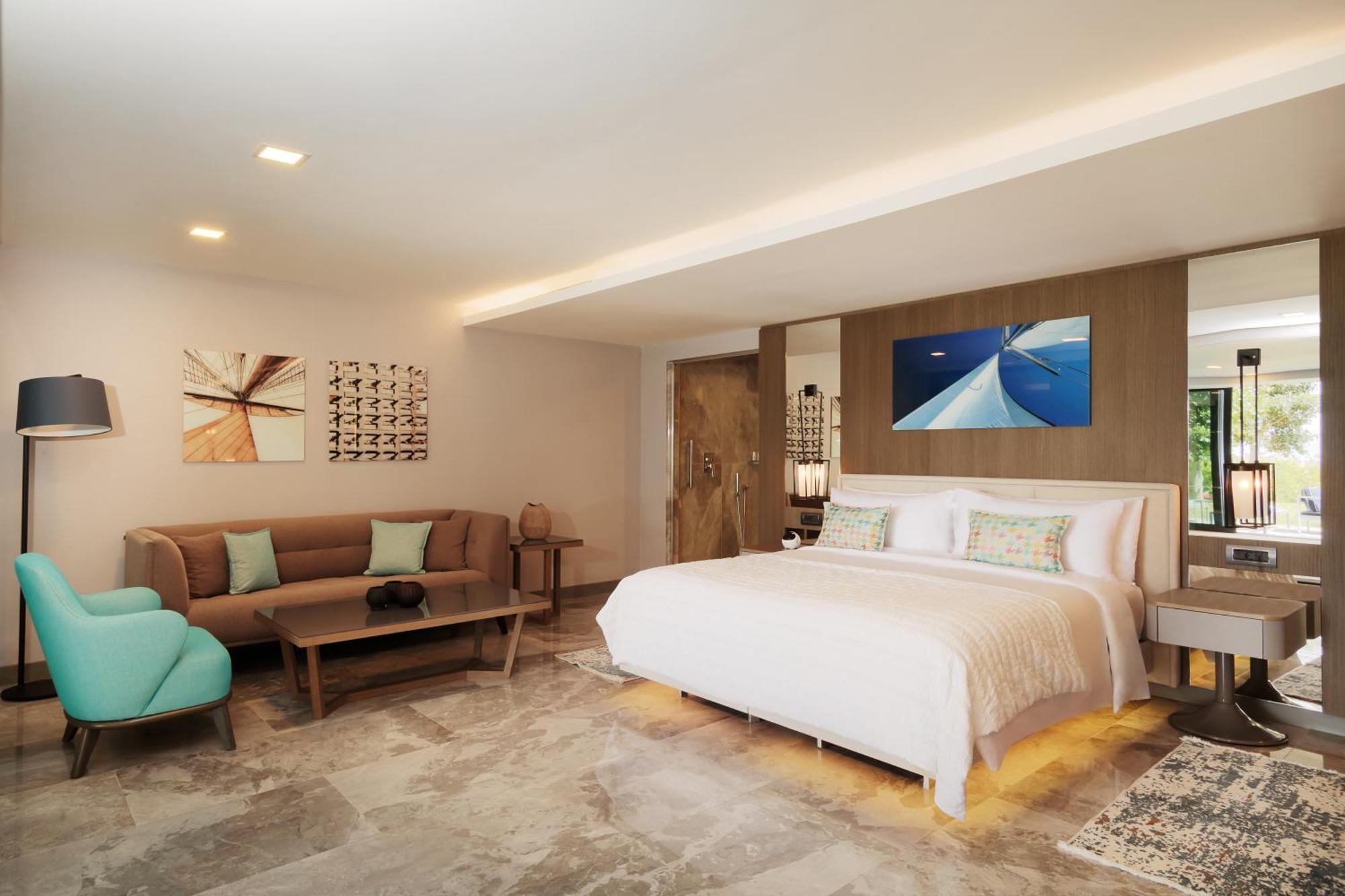 Grande Suite 1 Chambre Lit King-Size avec Piscine Intérieure - Vue sur Mer