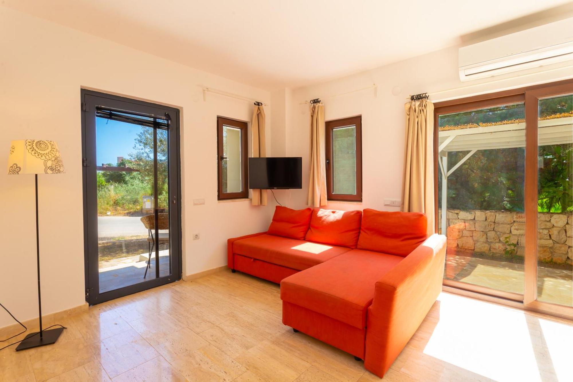 Apartment mit Gartenblick