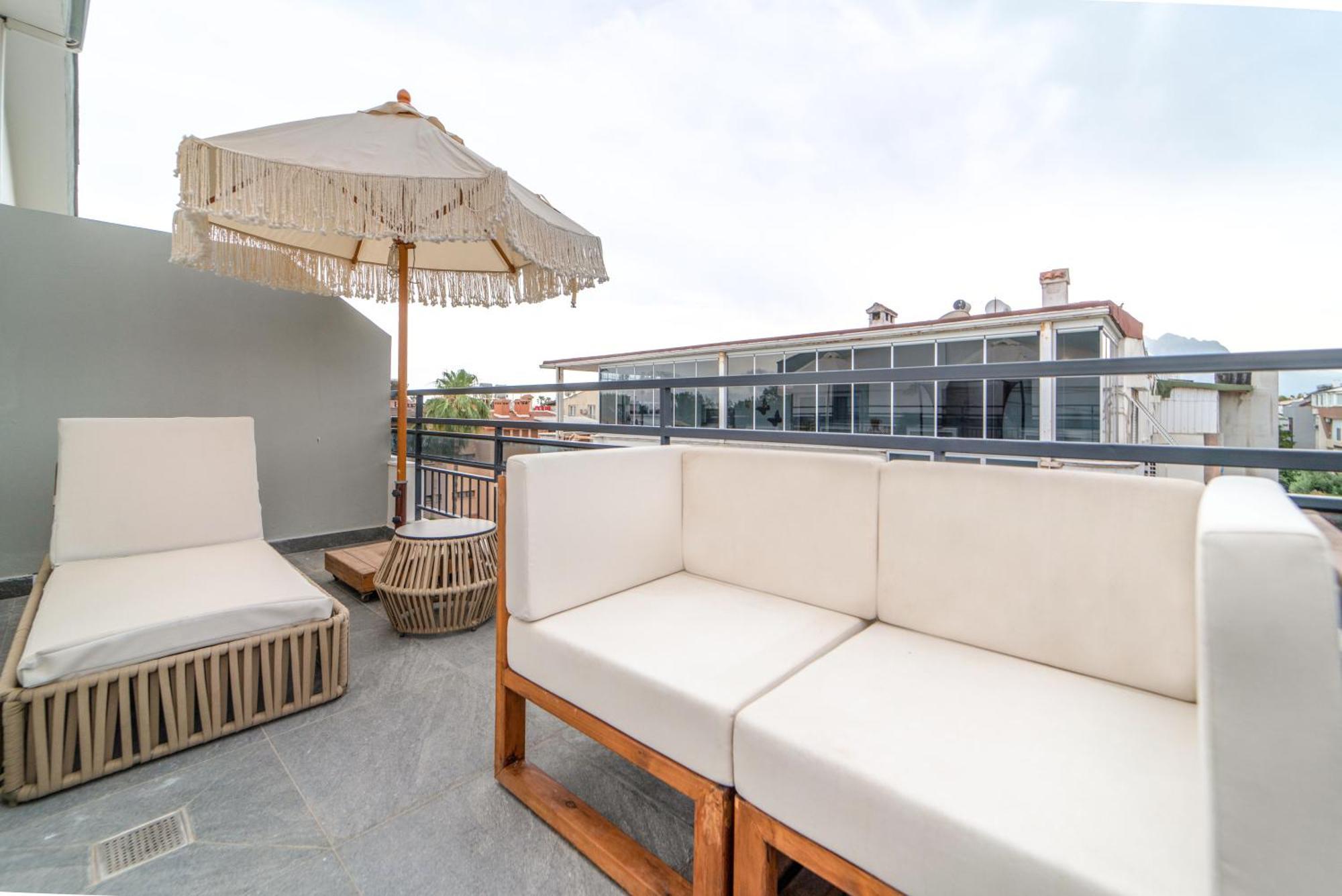 Deluxe-dobbeltværelse med balkon.
