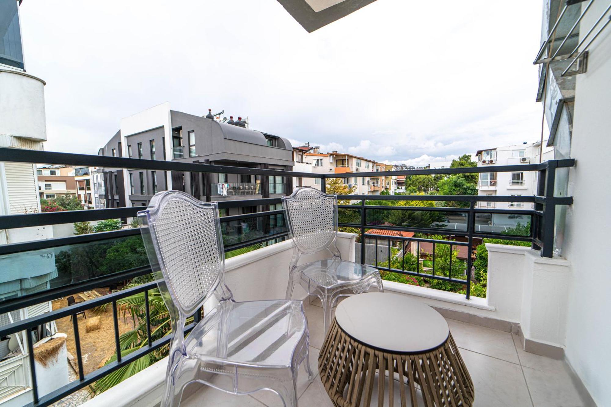 Standard-dobbelt-/2-personersværelse - balkon