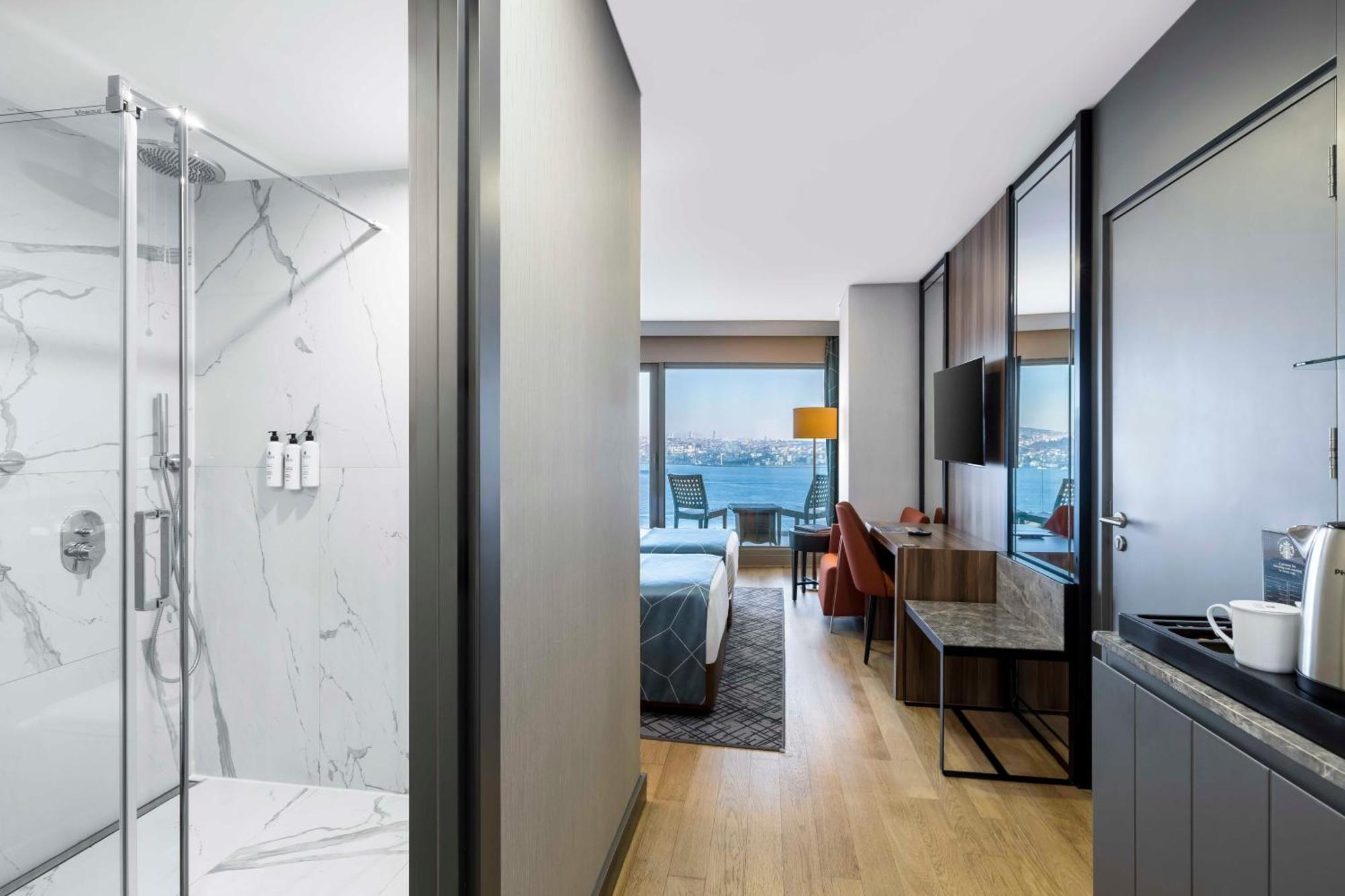 Habitación de 2 dormitorios con vistas al Bósforo y balcón