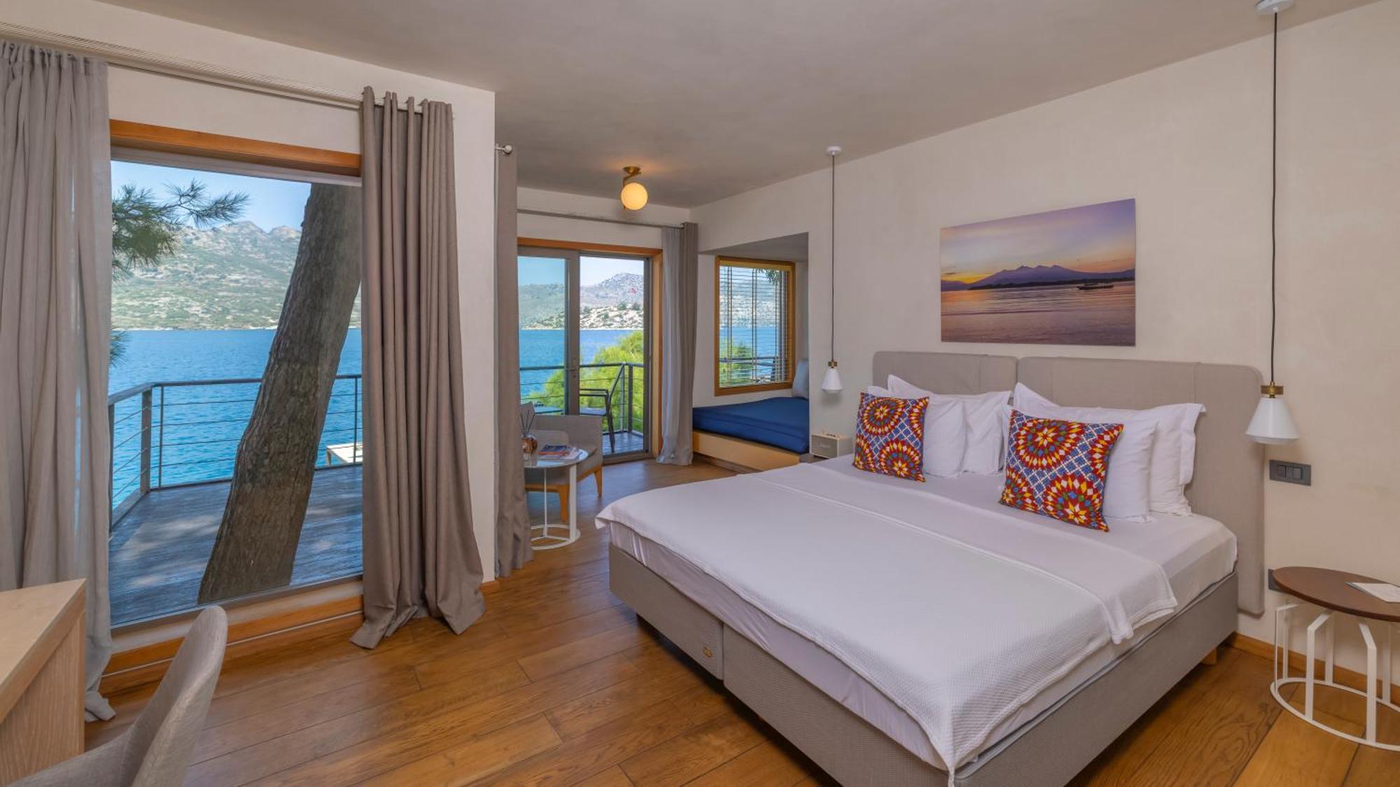 Deluxe Çift Kişilik Oda - Balkonlu, Deniz Manzaralı