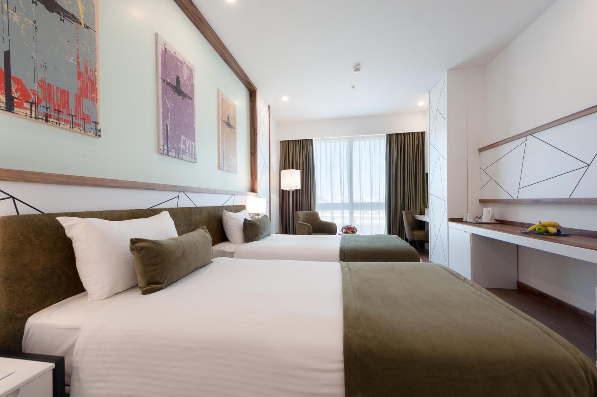 Quarto Deluxe com Cama de Casal ou 2 de Solteiro e Pista Rápida
