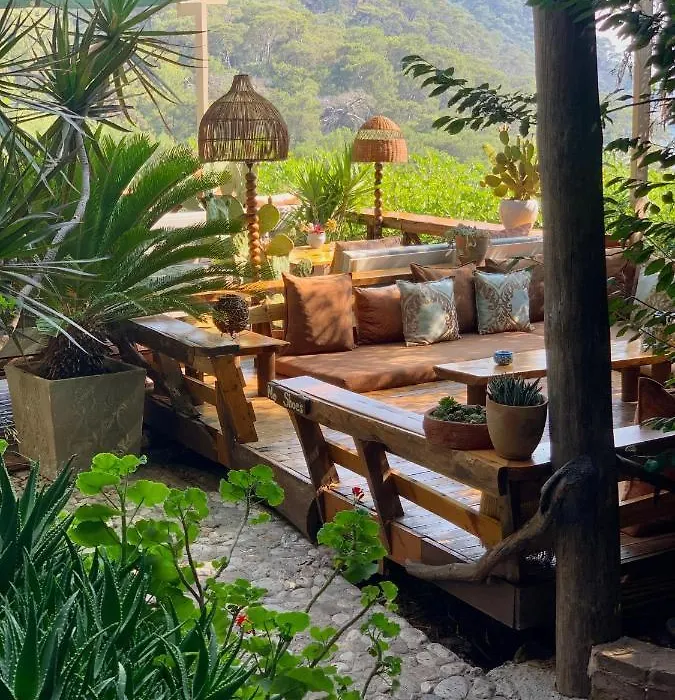 Bamboo Bungalow With Sea View In Kabak Bay, Oeluedeniz-1