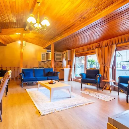 Astonishing Villa Close To The Shore With Central Location, Fireplace And Balcony In Sariyer-3