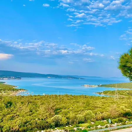 House With Sea And Mountain View In Karaburun-2
